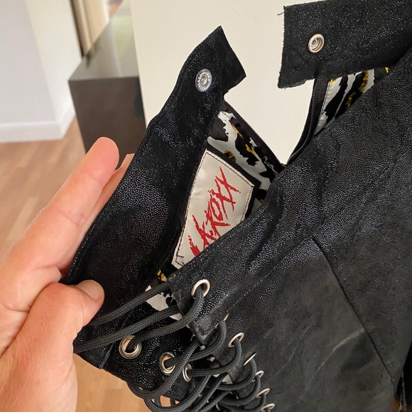 NWT LA Roxx leather mini skirt - Picture 4 of 11